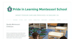 Desktop Screenshot of prideinlearning.com